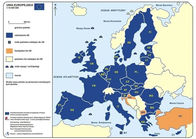 Ile państw liczy obecnie Unia Europejska? Aktualna liczba i lista krajów
